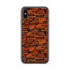 SHTNONM - Black/Orange iPhone Case