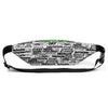 SHTNONM - White Fanny Pack (Neon Green)