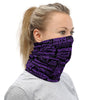 Black/Purple Face Mask/Neck Gaiter