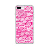 SHTNONM - Pink/White iPhone Case