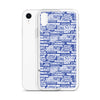 SHTNONM - Blue/White iPhone Case