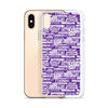 SHTNONM - Purple/White iPhone Case