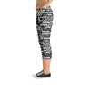 SHTNONM - Capri Leggings (Black/White)