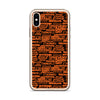 SHTNONM - Black/Orange iPhone Case