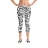 SHTNONM - Capri Leggings (White/Black)