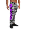 MEN'S SHTNONM ALL DAY JOGGERS (BLACK/NEON PURPLE)