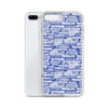 SHTNONM - Blue/White iPhone Case