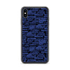 SHTNONM - Black/Blue iPhone Case