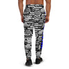 MEN'S SHTNONM ALL DAY JOGGERS (BLACK/BLUE)