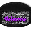 SHTNONM - Black Fanny Pack (Neon Purple)