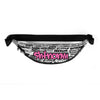 SHTNONM - White Fanny Pack (Hot Pink)