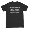 SHTNONM MS (with Memorial on back) Unisex T-Shirt