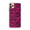 SHTNONM - Black/Pink iPhone Case