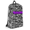 SHTNONM - Black Backpack (Neon Purple)