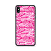 SHTNONM - Pink/White iPhone Case