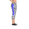 SHTNONM - CAPRI LEGGINGS (WHITE/BLUE)