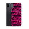 SHTNONM - Black/Pink iPhone Case