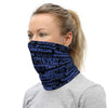 Black/Blue Face Mask/Neck Gaiter