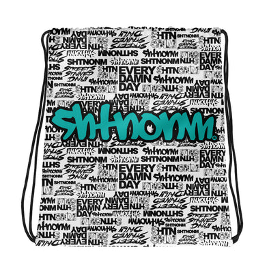 SHTNONM - White Drawstring bag (Tiffany)
