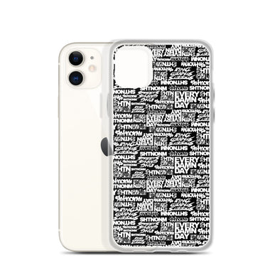 SHTNONM - Black/White iPhone Case