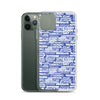 SHTNONM - Blue/White iPhone Case