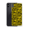 SHTNONM - Black/Yellow iPhone Case