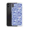 SHTNONM - Blue/White iPhone Case