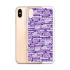 SHTNONM - Purple/White iPhone Case