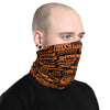 Black/Orange Face Mask/Neck Gaiter