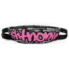 SHTNONM - Black Fanny Pack (Hot Pink)