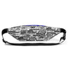 SHTNONM - White Fanny Pack (Blue)