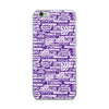 SHTNONM - Purple/White iPhone Case