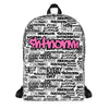 SHTNONM - White Backpack (Hot Pink)