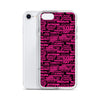 SHTNONM - Black/Pink iPhone Case