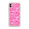 SHTNONM - Pink/White iPhone Case