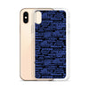 SHTNONM - Black/Blue iPhone Case