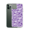 SHTNONM - Purple/White iPhone Case