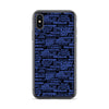 SHTNONM - Black/Blue iPhone Case