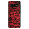 SHTNONM - Black/Red Samsung Case