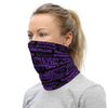 Black/Purple Face Mask/Neck Gaiter