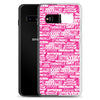SHTNONM - Pink/White Samsung Case