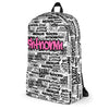 SHTNONM - White Backpack (Hot Pink)