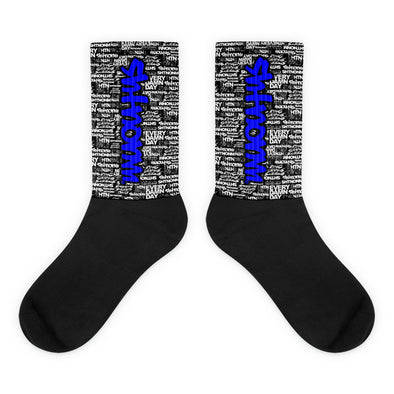 SHTNONM - Black Socks (Blue)