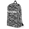 SHTNONM - Black Backpack (White)