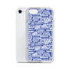 SHTNONM - Blue/White iPhone Case