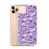 SHTNONM - Purple/White iPhone Case