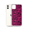 SHTNONM - Black/Pink iPhone Case