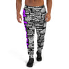 MEN'S SHTNONM ALL DAY JOGGERS (BLACK/NEON PURPLE)