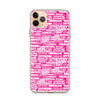 SHTNONM - Pink/White iPhone Case