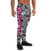 MEN'S SHTNONM ALL DAY JOGGERS (BLACK/HOT PINK)